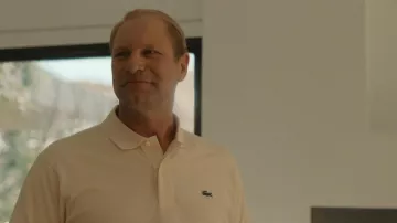 Lacoste Polo Shirt worn by Gerald Ford (Aaron Eckhart) as seen in The First Lady TV series outfits (Season 1 Episode 8)
