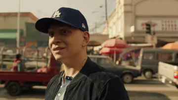 New Era LA Dodgers Hat Cap en azul usado por NoHo Hank (Anthony Carrigan) como se ve en el vestuario de la serie de televisión Barry (Temporada 3 Episodio 7)