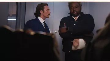 Apple watch portée par Lemon (Brian Tyree Henry) comme on le voit dans le film Bullet Train