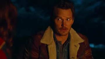 Plaid Flannel Trucker Jacket worn by Owen Grady (Chris Pratt) as seen in Jurassic World Dominion