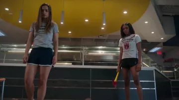 Black Sports Shorts worn by Juliette Fairmont (Sarah Catherine Hook) as seen in First Kill TV series (S01E05)