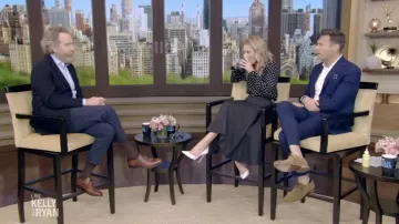 Leather Derby Shoes in brown worn by Bryan Cranston as seen in LIVE with Kelly and Ryan on June 14, 2022