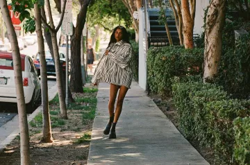 Valentino Boots worn by Simone Ashley on her Instagram account @simoneasshley