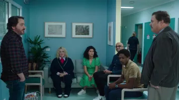 Veja sneakers in white worn by Mohsin Raza (Usman Ally) as seen in God's Favorite Idiot Outfits (Season 1 Episode 6)