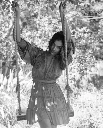 Ulla Johnson Dress worn by Simone Ashley on her Instagram account @simoneasshley