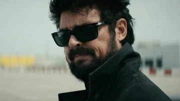 Persol Black Sunglasses worn by Billy Butcher (Karl Urban) as seen in The Boys TV series wardrobe (S03E05)