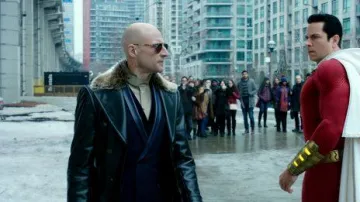 Lunettes de soleil portées par le Dr Sivana (Mark Strong) à Shazam! film