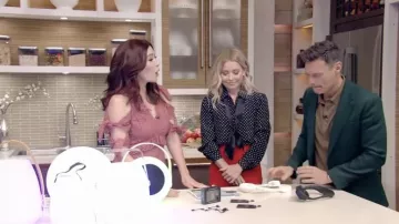 Rebecca Taylor Karina Eyelet Bow Dress worn by Amy E. Goodman as seen in LIVE with Kelly and Ryan