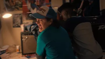 Thinking Cap Hat Base­ball Cap Retro Mesh worn by Dustin Henderson (Gaten Matarazzo) as seen in Stranger Things (S04E08)