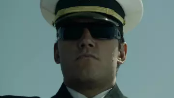 Gatorz black sunglasses worn by James Reece (Chris Pratt) as seen in The Terminal List TV series outfits (Season 1 Episode 1)