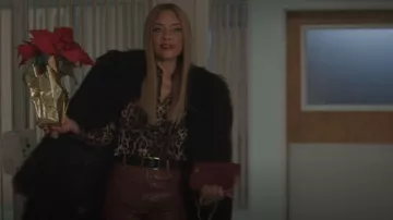 Chloe Pant pantalón de cuero usado por Dominique Deveraux (Michael Michele) como se ve en Dinastía (S05E01)