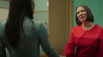 Roksanda Accadia Dress worn by Molly Novak (Maya Rudolph) as seen in Loot (S01E01)