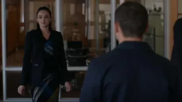 Veronica beard Scu­ba Jack­et worn by Renn Randall (Christina Ochoa) as seen in Animal Kingdom (S06E05)