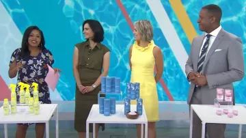 Eliza J Tweed A Line Dress worn by Dylan Dreyer as seen in Today on 05 July 2022