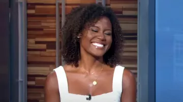 Nicholas Gathered Sheath worn by Janai Norman as seen in Good Morning America Weekend on 06 July 2022