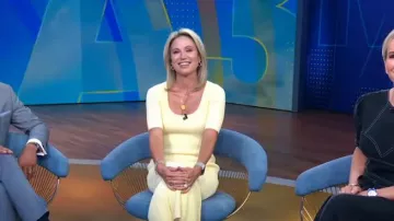 Ragen One Love Necklace worn by Amy Robach as seen in Good Morning America Weekend on 06 July 2022