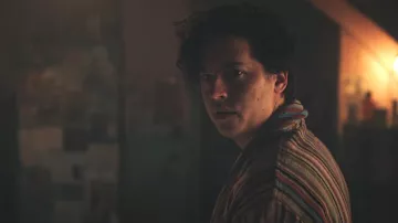Paul Smith Mul­ti-Stripe Rob worn by as seen Jughead Jones (Cole Sprouse) in Riverdale (S06E18)