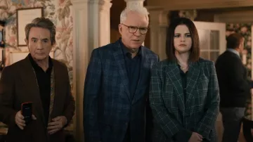 Maje Vislanda Jacket worn by Mabel Mora (Selena Gomez) as seen in Only Murders in the Building (S02E02)