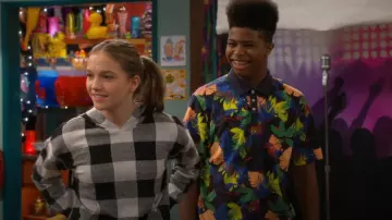 Original Penguin Use Floral Polo worn by Munchy (Isaiah Crews) as seen in Side Hustle (S01E04)