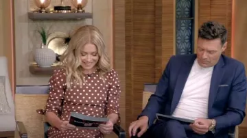 Reformation Port Dress worn by Kelly Ripa as seen in LIVE with Kelly and Ryan on 07 July 2022