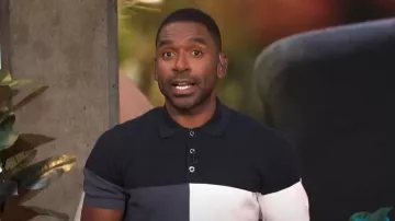 Chemise à manches courtes Reiss Primo portée par Justin Sylvester comme on le voit dans E! News Daily Pop 07 juillet 2022