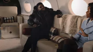 Gucci GG Eco Ny­lon Pant Black worn by Tom Swift (Tian Richards) as seen in Tom Swift (S01E02)