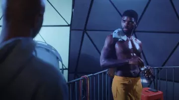 Balmain Cot­ton Skate­board­ing Shorts worn by Tom Swift (Tian Richards) as seen in Tom Swift (S01E02)