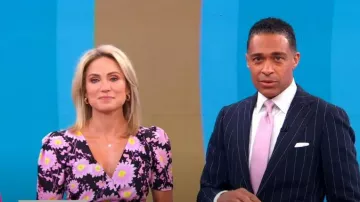 Ragen One Love Necklace worn by Amy Robach as seen in Good Morning America Weekend On 07 July 2022
