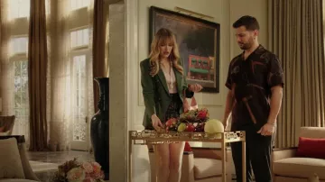 Chemise en soie Amiri Tool-Print portée par Sam Jones (Rafael de la Fuente) vue dans Dynasty (S05E08)