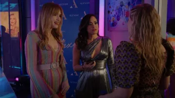 Combinaison rétrofete Timi portée par Charlie (Cynthia Quiles) vue dans Dynasty (S05E09)