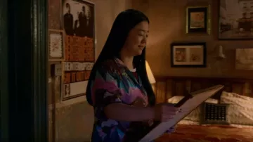 Kimchi Blue Ashton Patchwork Souvenir Shirt worn by Alice Kwan (Sherry Cola) as seen in Good Trouble (S04E02)