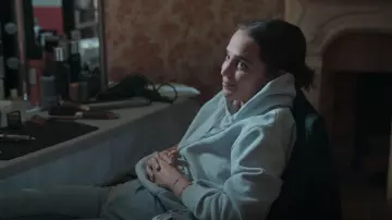 Fruit of the Loom Pullover Hoodie Sweatshirt worn by Mira (Alicia Vikander) as seen in Irma Vep (S01E04)