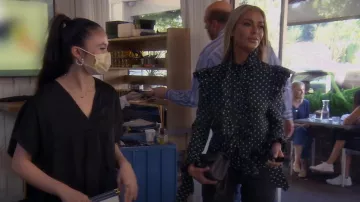 Vetements Crepe Shirt porté par Dorit Kemsley comme vu dans The Real Housewives of Beverly Hills (S12E05)