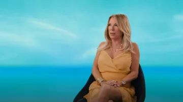 Ramy Brook Lindi Smocked Mini Dress worn by  Ramona Singer  as seen in The Real Housewives Ultimate Girls Trip (S01E01)