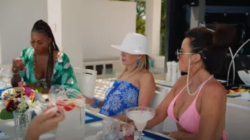 PQ Swim Isla Triangle Bikini Top worn by  Kyle Richards  as seen in The Real Housewives Ultimate Girls Trip (S01E03)