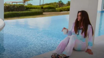 Stripe & Stare Pajama Set worn by Kyle Richards  as seen in The Real Housewives Ultimate Girls Trip (S01E03)