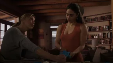 A.L.C. Cherrie Tank Midi Sweater Dress worn by Liz Ortecho (Jeanine Mason) as seen in Roswell, New Mexico (S04E05)