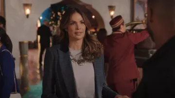 Veronica Beard Ellette Dickey Chaqueta usada por Nina (Felisha Terrell) como se ve en Dinastía (S05E11)