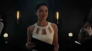 ELIE TAHARI Robe sans manches avec décolleté Découpes portées par Elsie Hughes (Shannon Woodward) comme vu dans Westworld (S04E02)