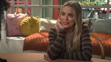 Ramy Brook Jordan Cardigan porté par Maggie (Rebecca Rittenhouse) vu dans Maggie (S01E05)