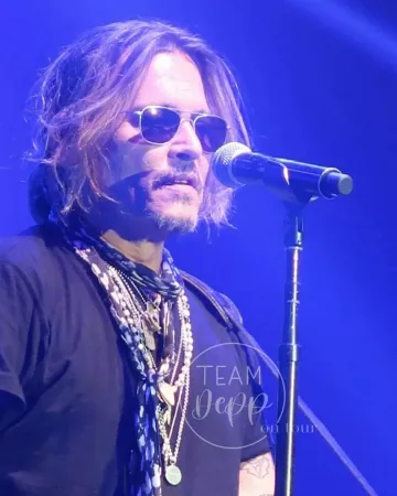 Johnny Depp's American Optical Original Pilot sunglasses on @aoeyewearfrance's Instagram account