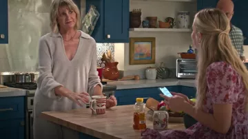 Leset Zoe Polo Sweater worn by Maria (Kerri Kenney-Silver) as seen in Maggie (S01E06)