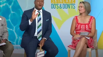 Maeve Emma Dress worn by Dylan Dreyer as seen in Today on 14 July 2022
