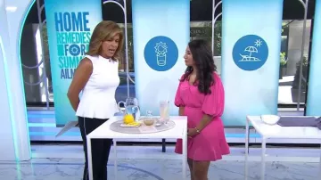 Milly Ellie Mini Vestido Plisado usado por Taz Bhatia como se ve en Today el 13 de julio de 2022