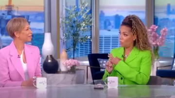 Victoria Beckham Tailored Three Button Jacket worn by Sunny Hostin as seen in The View on 14 July 2022