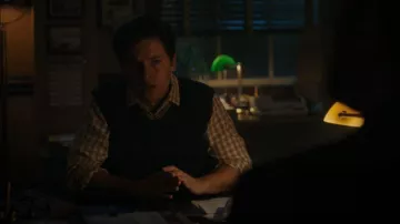 J.Crew Gingham Shirt in Secret Wash worn by Jughead Jones (Cole Sprouse) as seen in Riverdale TV series (S06E03)