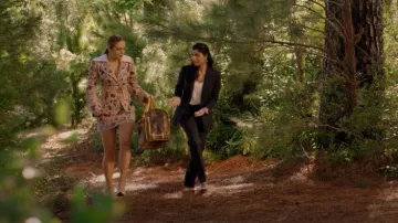 Louis Vuitton Dog Carrier Monogram Canvas worn by Fallon Carrington (Elizabeth Gillies) as seen in Dynasty (S05E13)