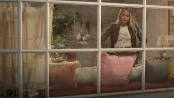 Re/Done Busiest Woman Tee worn by Maggie (Rebecca Rittenhouse) as seen in Maggie (S01E09)