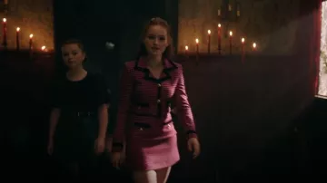 Versace Gingham Pattern Mini Skirt worn by Cheryl Blossom (Madelaine Petsch) as seen in Riverdale (S06E06)