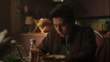 Todd Snyder Italian Cotton Silk Tipped Ribbed Polo worn by Jughead Jones (Cole Sprouse) as seen in Riverdale (S06E06)